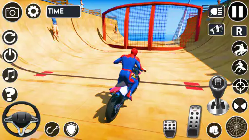 Superhero Tricky Bike Stunt 6