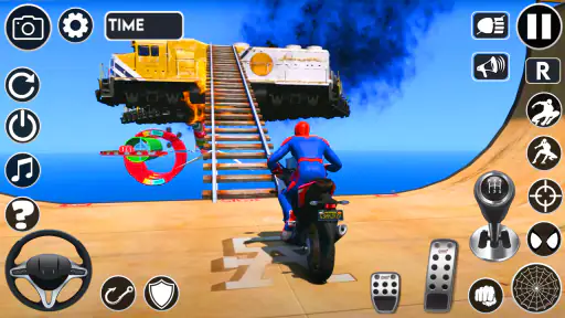 Superhero Tricky Bike Stunt 8