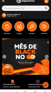 Supermercados Pague Menos screenshot