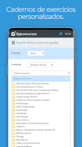 Tec Concursos screenshot