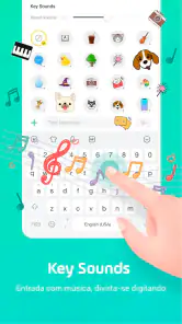 Teclado Emoji Facemoji & Fonts screenshot