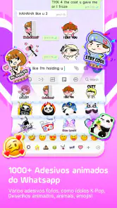 Teclado Emoji Facemoji & Fonts screenshot