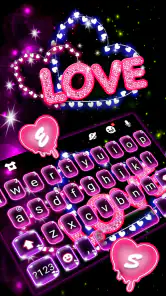 Teclado Neon Love screenshot