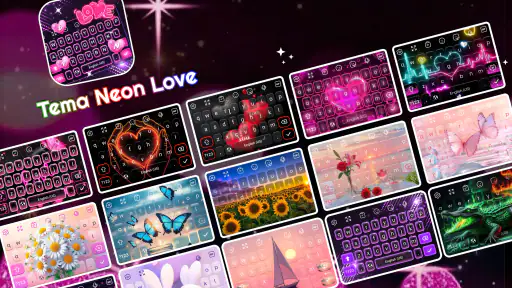 Teclado - Tema Amor Neon 1