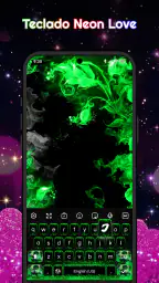 Teclado - Tema Amor Neon 3
