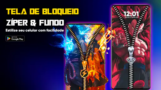 Tela de Bloqueio Zíper & Fundo 1