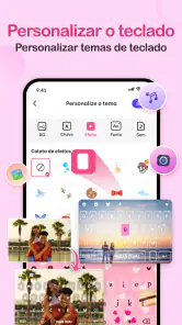 Tema de Teclado Neon Love screenshot