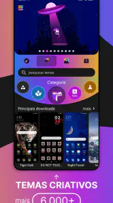 Temas screenshot