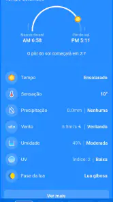 Tempo & Clima - Weather Sky screenshot