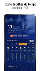Tempo e relógio transparente screenshot