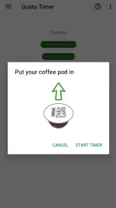 Temporizador Dolce Gusto Touch screenshot