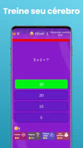 Teste de Matemática - Cérebro screenshot