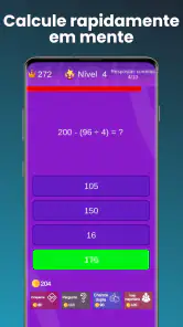 Teste de Matemática - Cérebro screenshot