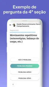 Teste de sinais de autismo screenshot