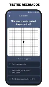 Testes de Visão screenshot