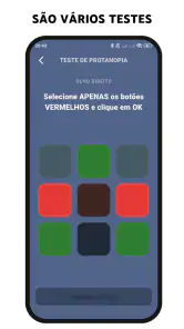 Testes de Visão screenshot