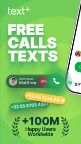 textPlus: Texto e Chamada screenshot