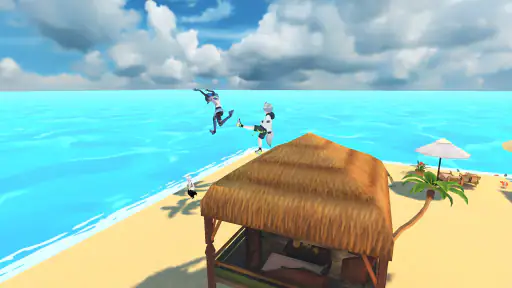 The floor is lava game parkour 6