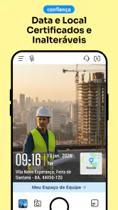 Timemark: Foto com hora, local screenshot
