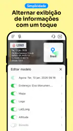 Timemark: Foto com hora, local 2