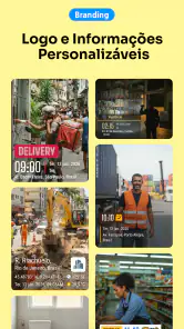 Timemark: Foto com hora, local screenshot