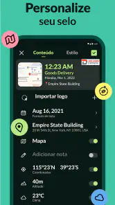 Timestamp Camera & Mapa GPS screenshot