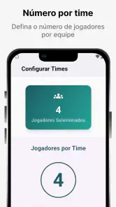 Tira Time: Sorteio de times screenshot