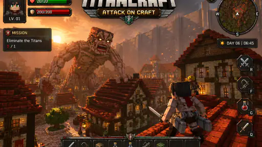 TITANCRAFT : Attack On Craft 1