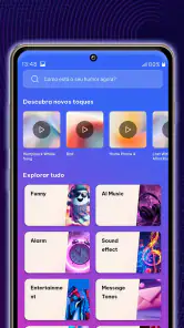 Toques para telefone celular screenshot