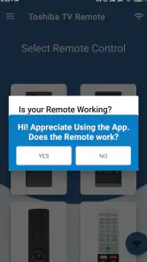 Toshiba Smart TV Remote screenshot