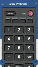 Toshiba Smart TV Remote 6