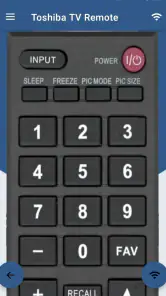 Toshiba Smart TV Remote screenshot