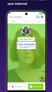 TOTVS RH Clock In screenshot