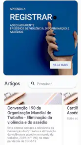 Trabalho Sem Assédio! screenshot