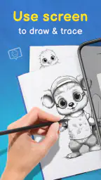 Traçar foto rascunho desenho 3