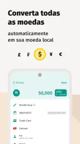 TravelSpend despesas de viagem screenshot