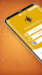 Trivia quiz de história screenshot