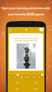 Trivia quiz de história screenshot