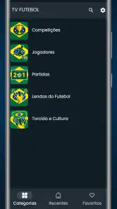 Tv futebol ao vivo screenshot