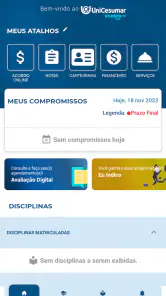 Unicesumar Studeo App screenshot