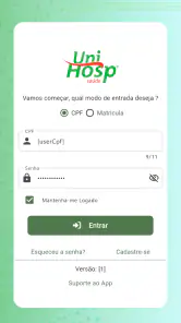 Unihosp Saúde screenshot