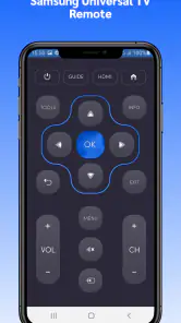 Universal Remote Samsung TV screenshot
