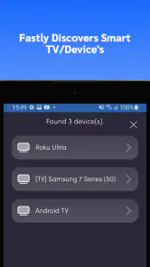 Universal Remote Samsung TV screenshot