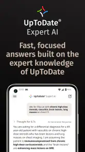 UpToDate Expert AI screenshot