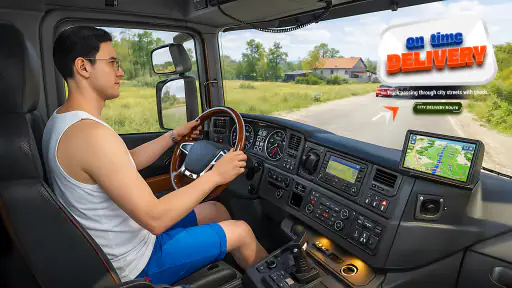 US Cargo Truck: Real Truck Sim 4
