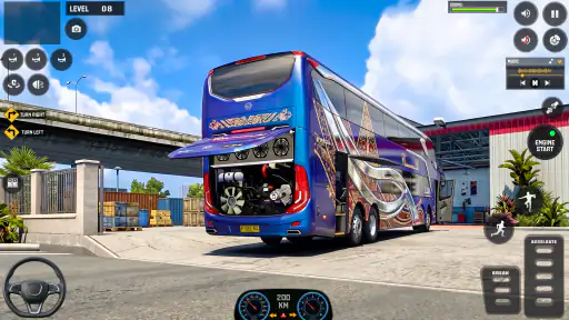 US Highway Bus drive 3D Game 6