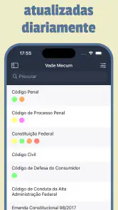 Vade Mecum 2026 Direito Brasil screenshot