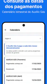Vale Gás - Auxílio Meu social screenshot