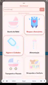 Vem Bebê: Lista de Enxoval screenshot