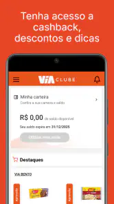 VIA Clube screenshot